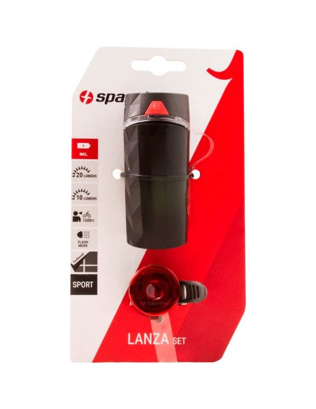 Spanninga verlichtingsset Lanza / Dot batterij
