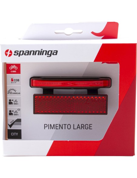 Spanninga achterlicht Pimento Large RL E-bike 6-48v 80mm