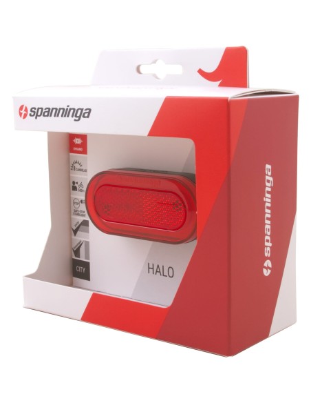 Spanninga achterlicht Halo XDS dynamo 50mm