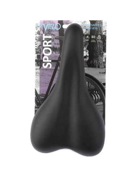 Velo zadel Plush Sport VL-3011 zwart