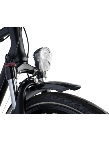 Axa koplamp Echo switch aan/uit dynamo 15 lux zwart