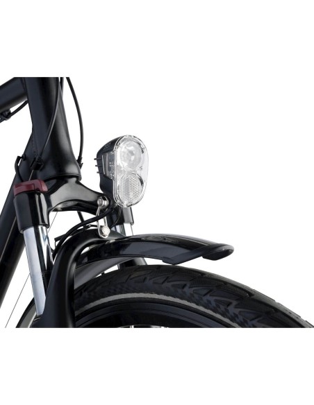 Axa koplamp Echo switch aan/uit dynamo 15 lux zwart
