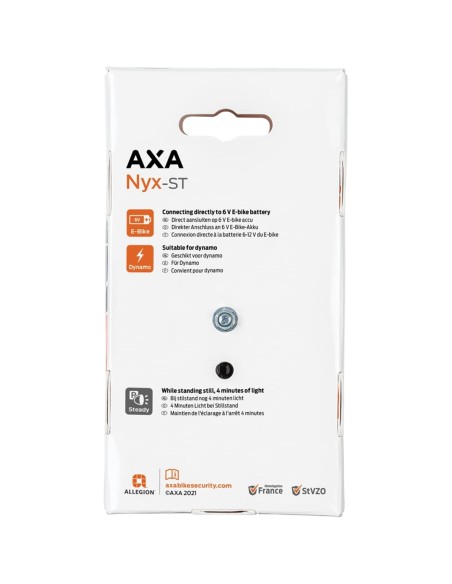 Axa achterlicht Nyx steady dynamo spatbord
