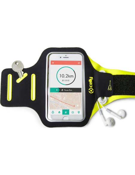Celly armband XXL geel
