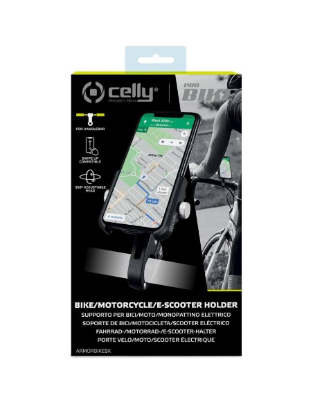 Celly telefoonhouder Armorbike zwart
