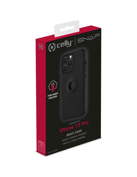 Celly Snap iPhone 13 Pro hoes voor telefoonhouder