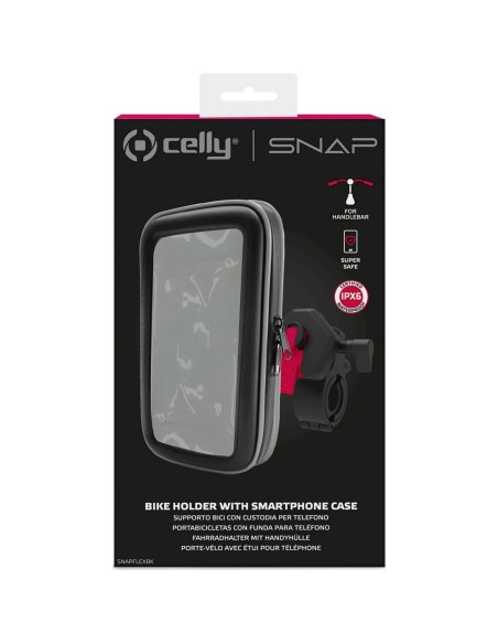 Celly Snap telefoonhouder uni incl. telefoonhoes XXXL