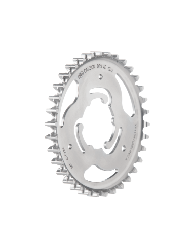 Gates CDX achtertandwiel 34T, 9-Spline, RVS