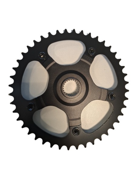 UTO Eovolt crankstel plaat 44t 24 inch zwart