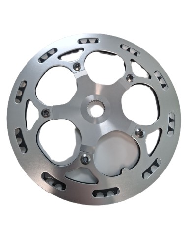 UTO Eovolt crankstel plaat 52t OG16/20 zilver