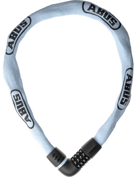 Abus kettingslot code Tresor 6807C/110 light blue