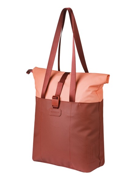Basil shoppertas Vive MIK Hooks bordeaux/roze 15-20L