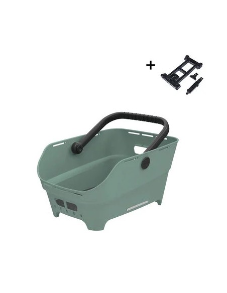 Basil mand Cento Neo MIK zilvergroen