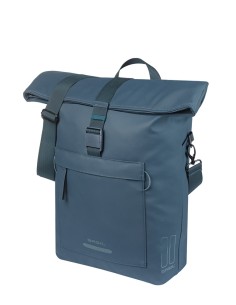 Basil schoudertas Brooklyn MIK Hooks marine blauw 17L