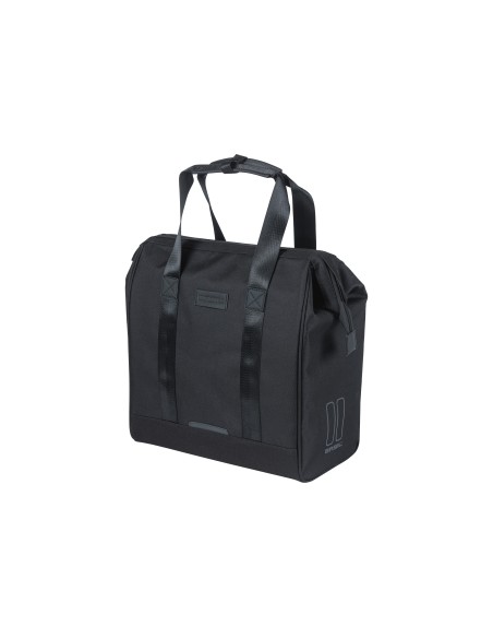 Basil shoppertas Grand MIK Hooks zwart 23L