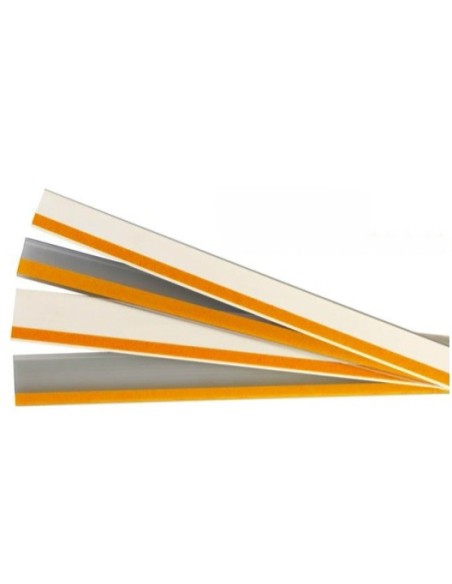 Plakprijsrail 988x38mm met foamtape transparant