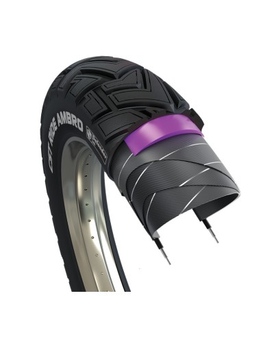 CST btb Fatbike Ride Ambro 20 x 4.00 zwart reflectie