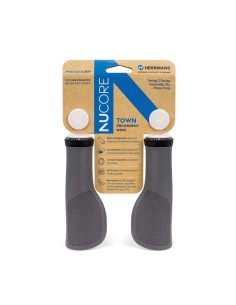Herrmans handvatten Nucore Grip town peak 130mm grijs