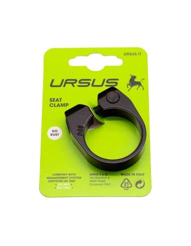 Ursus zadelpenklem 40.0 alu zwart