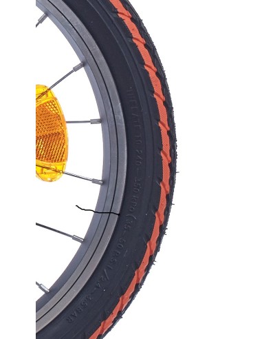 Deli Tire btb SA-206 16 x 1.75 zw oranje streep
