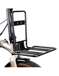 FAHRER voordrager XL alu Brompton VELLO zwart