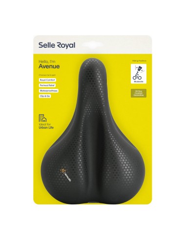 Selle Royal zadel Avenue Moderate zwart
