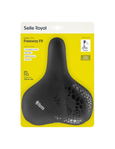 Selle Royal zadel Freeway Fit Relaxed zwart