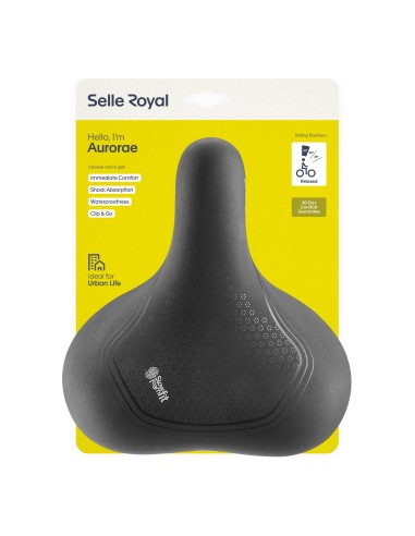 Selle Royal zadel Aurorae Relaxed zwart