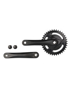 Vinty crankstel 38t 1/8 inch crank 170mm zwart