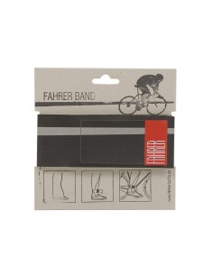 FAHRER broekklem Band refelecterend zwart