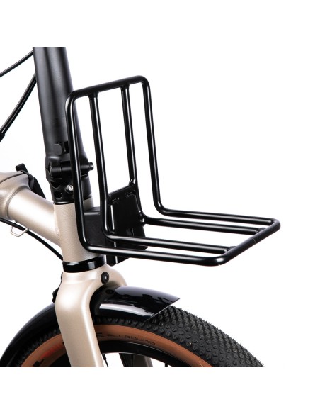 FAHRER voordrager alu Brompton VELLO zwart