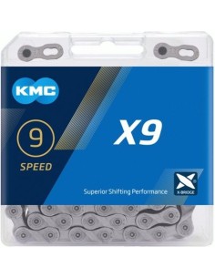KMC ketting X9 grey 114s