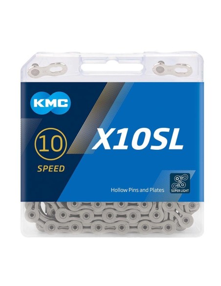 KMC ketting X10SL silver 114s