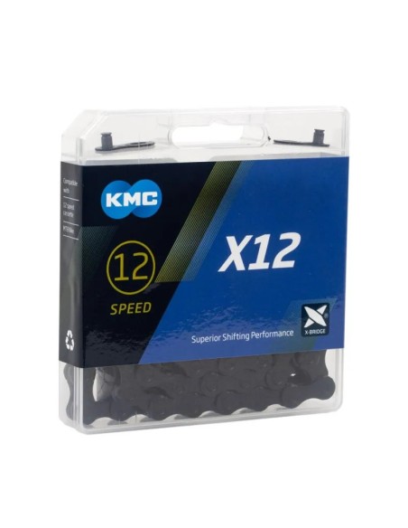 KMC ketting X12 black tech 126s