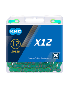 KMC ketting X12 aurora green 126s waxed