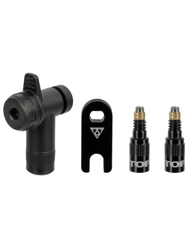 Topeak ventiel adapter set TurboFlow Combo + Rapidhead