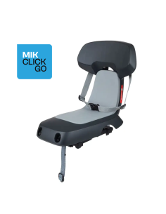 Polisport achterzitje Guppy Junior donkergrijs MIK-HD