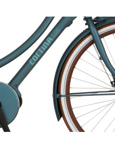 Cortina spatbord voor 28 E-U4 irish blue matt