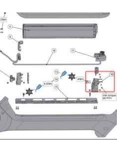 Cortina slotmechanisme cover Bosch BES3