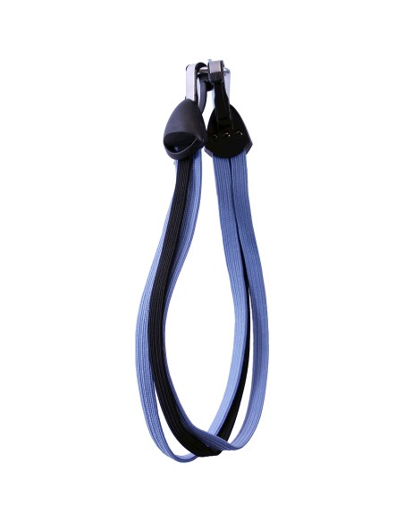 Bibia triobinder haak licht blauw/zwart