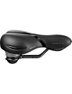Selle Royal zadel Respiro Relaxed Stracciatella zwart