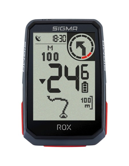 Sigma fietscomputer ROX 4.0 GPS Black HR top mount set
