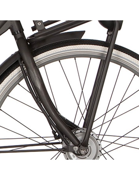 Cortina voorvork E-U4 D FM black graphite matt