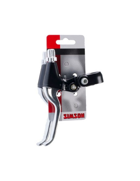 Simson remgreep set kort alu zwart