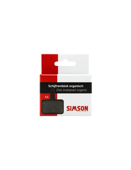Simson schijfremblok organisch Shimano/Tektro