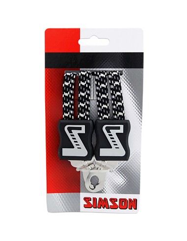 Simson snelbinder zilver/grijs