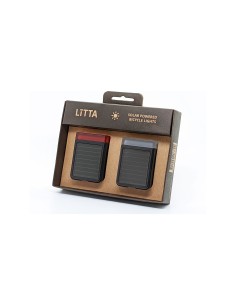 LITTA verlichtingsset zonne-energie zwart