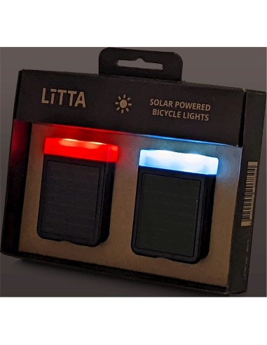 LITTA verlichtingsset zonne-energie zwart