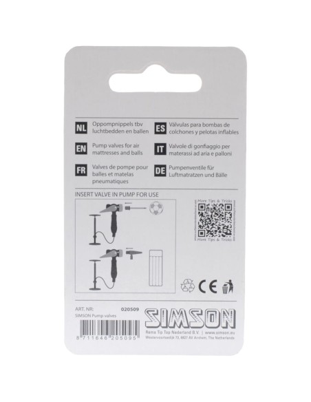 Simson verloopnippels luchtbed/bal