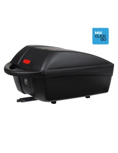Polisport topkoffer MIK snaplock zwart 32x26x18cm